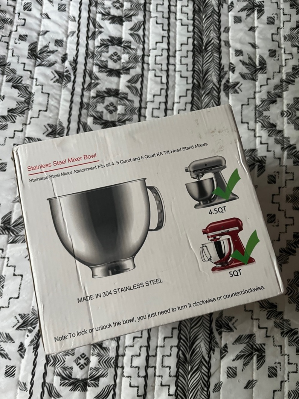 Stainless Steel Mixer Bowl